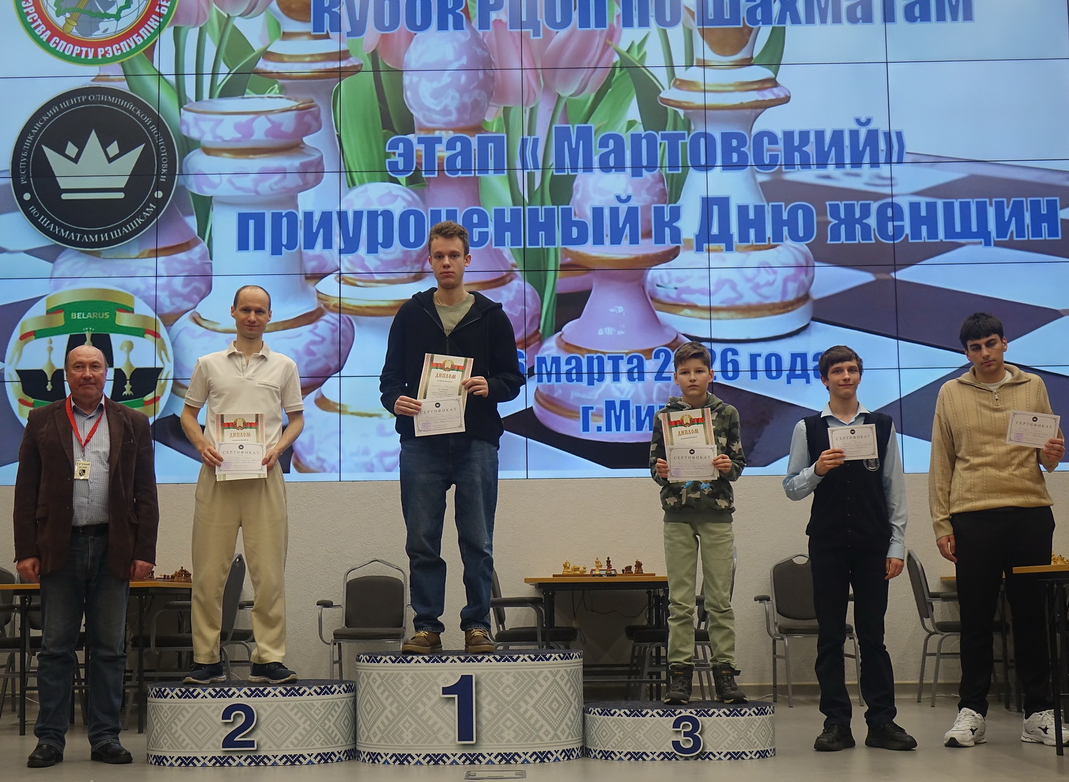 Основные 5 призеров Март 2026